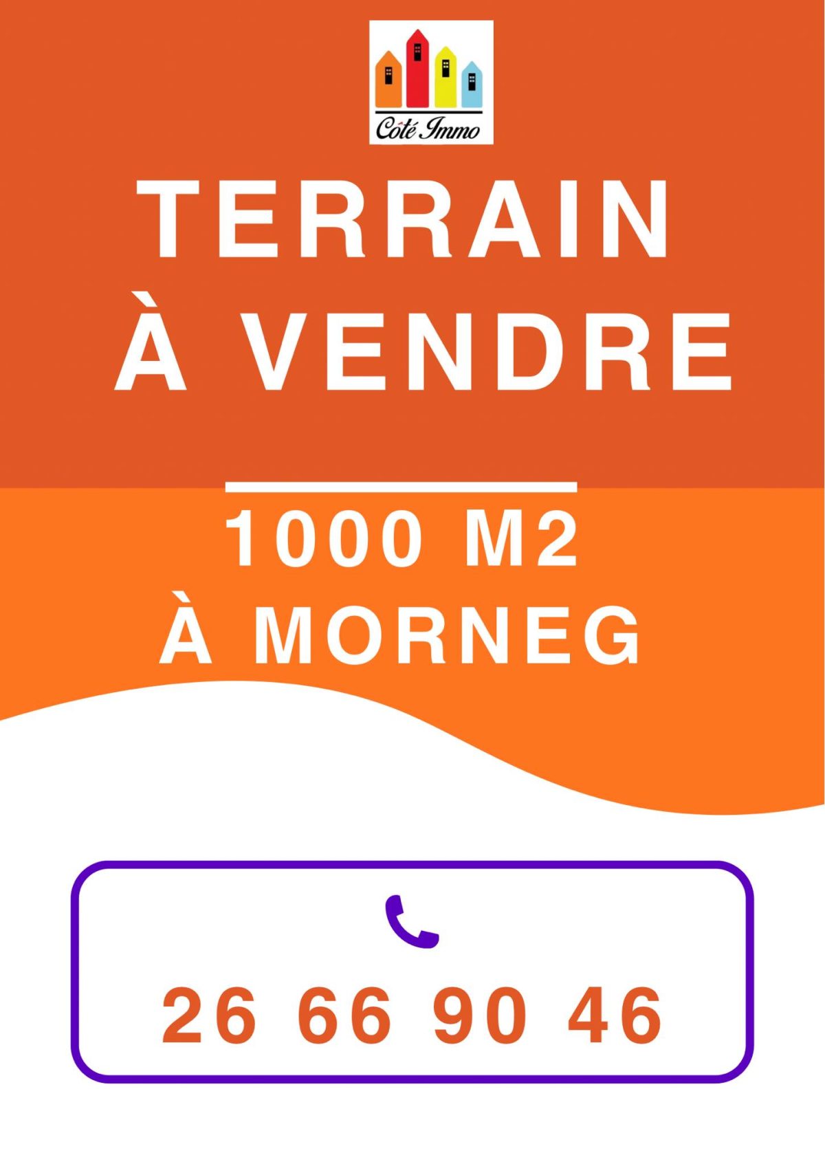Terrain a morneg 1000m